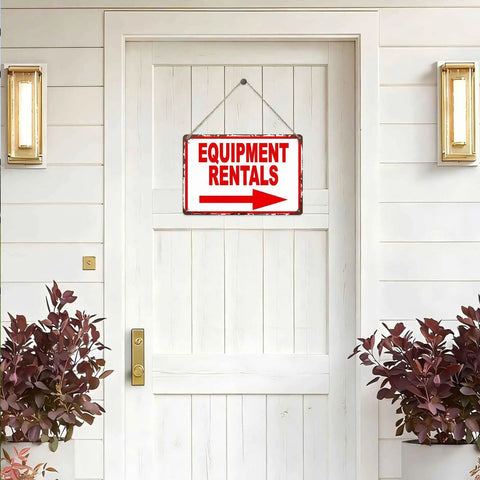 Arrow Metal Sign 8x12 Inches Durable Aluminum Wall Decor For Garage Workshop Office Store Warehouse Bar Cafe And Restaurant Weatherproof Go To Wall Art hanging on door