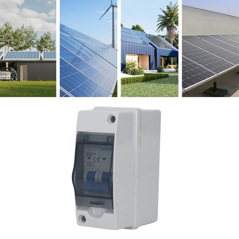 Heavy Duty DC Disconnect Switch 1000V 40A For PV Solar Panels IP65 weatherproof distribution box with clear cover