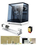 Premium Desktop Cnc Mill With Fourth Axis Rotary Attachment And Fully Enclosed Design For Hassle Free Carving and Dope Precision Prototyping, includes rotary table and accessories.