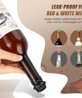 Wine Saver Vacuum Pump With 4 Reusable Stoppers Your Go To Bottle Preserver And Sealer Keeps Red And White Wine Fresh Up To 7 Days