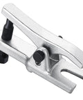 Shop Grade Adjustable Ball Joint Separator Heavy Duty Steel Automotive Tool Beats Rust Tight Joints Spanning One Inch To Two Inches Absolutely No Sweat Guaranteed, silver steel construction.