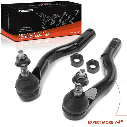 Front Outer Tie Rod End For Chrysler Grand Caravan Pacifica Voyager 2021 2024 2017 2025 2020 2025 Left And Right Driver And Passenger Side Replacement Suspension Steering Component Durable Heavy Duty pair with hardware