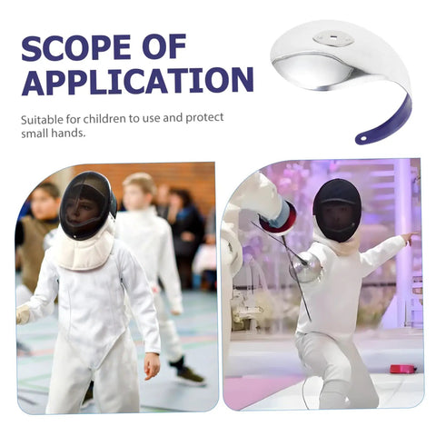 Kid Fencing Hand Guard Protectors For Training And Competition Stainless Steel Easy To Install Fencing Accessory