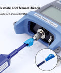 Mexture LC fiber optic cleaner pen, 1.25mm LC connector, blue cleaning tool; 5-pack