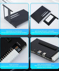 Galvanized Iron Panel Bracket for Badass Pcie 16X Expansion Dock External Gpu Enclosure with Power Connector.