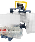 Organize Your Craft Space With This Tote Organizer For 1000 Piece Home Fastener Assortment Two Empty Trays And A Snap Tight Latch