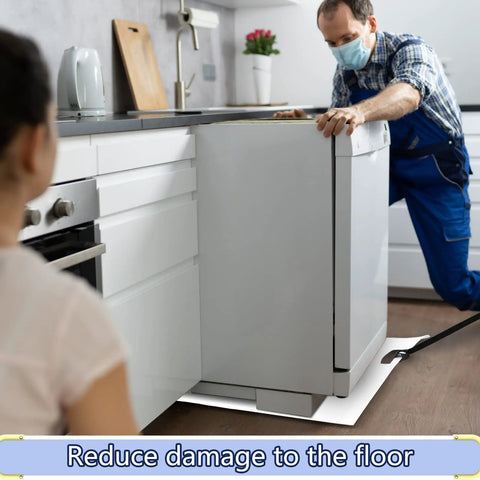 Heavy Duty Appliance Sliders With Pull Strap 48 By 29 Inches Moving Mat For Kitchen Hardwood Floors Floor Protector