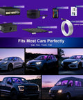 Starlight Headliner Kit With 400pcs Fiber Optic RGBW Star Lights For Car Roof Ceiling, product components and car applications