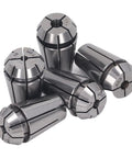 Premium Thonlai Cnc Engraving Collet Chuck Set With Durable Spring Steel Precision Tapping Kit For Grinding And Machining 5 Pcs High Performance, five spring steel collets.