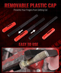 Reywoo 49-piece thread chaser set with taps and dies; red protective caps shown