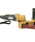 Pro Grade Pipe Sander With 25 Premium Abrasive Belts For Stainless Weld Prep And Rust Removal Heavy Duty Metal Grinding Machine.