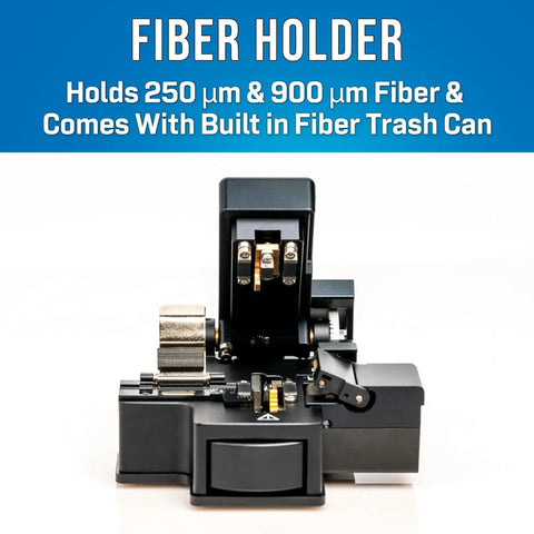 One Step Fiber Optic Cleaver With Auto Rotating Blade For Precise Cleaves And Scrap Collection Top Notch Pro Grade Tool