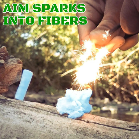 Starter Plugs 50 Pack For Extreme Winter Weather Fire Lighting Survival Outdoors igniting on wood outdoors