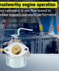 Front view of Tecumseh Carburetor Replacement Kit For HM80 HM100 8HP 10HP Snow Blowers Generators And Pressure Washers