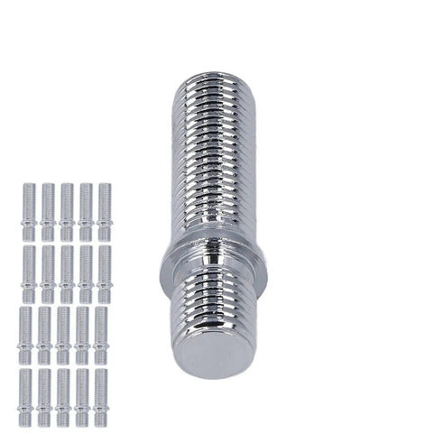 Hot Wheels Wheel Conversion Stud Kit With 20 Extended 50mm Studs For European Rides M12X1.25 To M12X1.5 Heat Treated Steel Zinc Plated Upgrade Your Bolt Set Now, zinc-plated stud set
