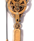 Mechanical Clock Kit For Walls 3D Wood Puzzle DIY With Pendulum And Wooden Gears No Batteries Needed Runs 36 Hours On One Wind