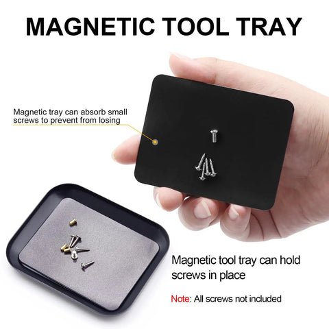 Magnetic tray from Must-Have Compact 12-Piece RC Tool Kit With Short Handle And Quick Change Hex Phillips Flat Nut Drivers Pliers Wrench