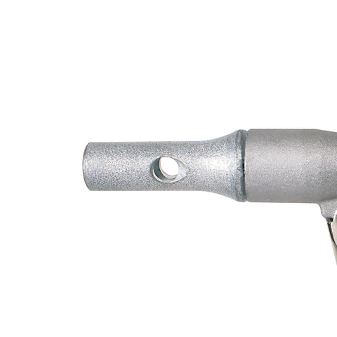 Xtra Thrust 75XXT Safety Air Blow Gun Venturi Alloy Nozzle close-up, OSHA Compliant, ergonomic handle, aluminum body detail.