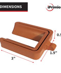 Dimensions of No Lift Wheel Stoppers For Rolling Furniture Bed And Furniture Stopper Keeps Your Bed From Sliding No Lifting Required Heavy Duty Caster Cups Solid Rubber 4 Pack Brown