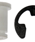 Shifter Cable Bushing Kit Direct Replacement For Select Models OE Fix includes white bushing and black metal clip