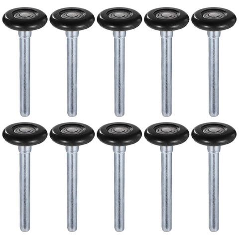 10 Pack 1.8 Inch Nylon Garage Door Rollers With 4.7 Inch Stem Quiet Replaceable Wheels For Garages Barns And Warehouses