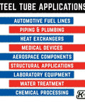 K&S 87115 round stainless steel tube, 1/4 in OD x 22 ga x 12 in, 1 tube, Made in USA; K&S logo visible.