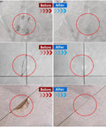 Before and after image of surfaces repaired using Tile and Fiberglass Tub Repair Kit With Color Matching For Porcelain Sinks and more.