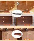 No Sweat Quick Fix Wood Repair Kit Including Six Tone Matching Resin Filler Sticks used for home furniture restoration.