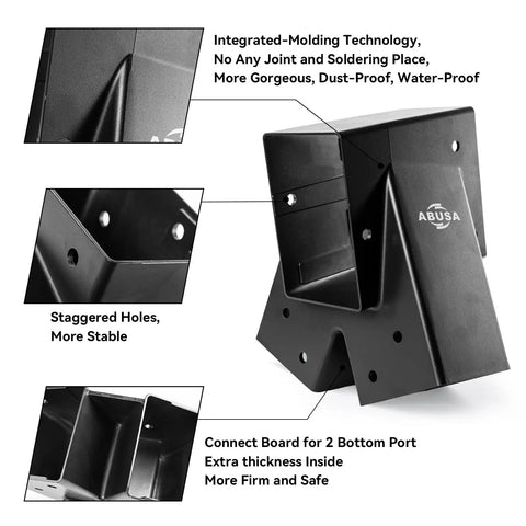 Heavy Duty Swing Set Brackets And Hangers Kit With 2 A Frame Brackets And 4 Black Swing Hangers Aluminum Alloy Mounting Hardware For Playground Equipment Weatherproof And Rust Resistant Build
