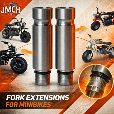 2.5 Inch Front Fork Lift Extension And Preload Upgrade Kit For Coleman BT200X CT200UEX And AXIS M200 Mini Bike features