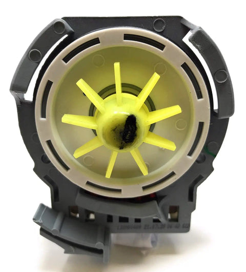 Dishwasher Drain Pump Replacement For W10876537 W10348269 W10724439 Exact Fit And Function, front view showing blade design.