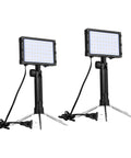 60 LED Portable Photo Lighting Kit With Adjustable Tripod Stand For Tabletop Photography And Video Shoots 1400 Lumens 5500K