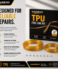 Top Tier TPU Fuel Line Kit 3/16 And 1-4 Inch With 8 Heavy Duty Clamps For Small Engines Lawmowers Trimmers And Chainsaws Flexible Durable Performance Gear