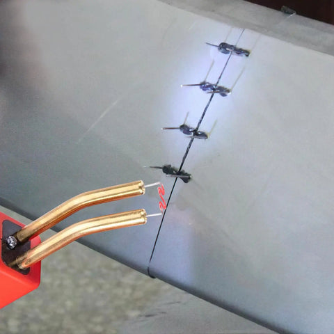 Welding plastic with Three Thousand Pieces Plastic Welder Staples Kit With Storage Box 0.6mm And 0.8mm