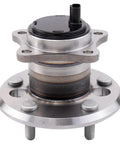 Front view of Rear Driver Side Wheel Bearing And Hub Assembly Fits Lexus ES300 ES330 ES350 And Toyota Avalon Camry Solara And Highlander FWD Models From 2002 To 2012 For A DIY Friendly Replacement