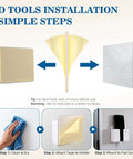 Installation steps for Wall Phone Holder For Camper RV Boat Two Pack White Heavy Duty Adhesive Mount For Dorm Room And Apartment Essentials