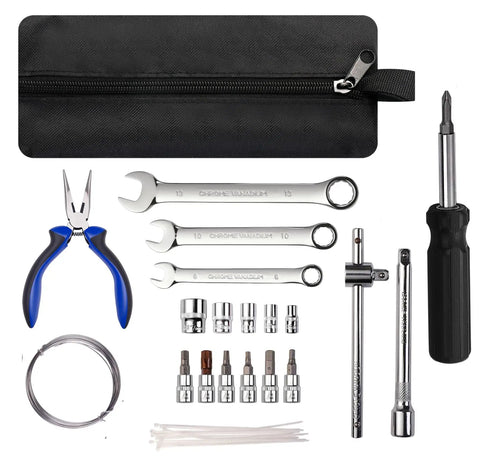 Heavy Duty Dirt Bike Repair Tool Kit For Trailside Fixes Compact Yet Professional Grade Wrench Set And Multi Tool For Enduro And Off Road Motorcycles Built To Handle Quick Maintenance On The Go