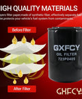 Beefed Up Heavy Duty Log Splitter Hydraulic Oil Filter Replacement 723P0405 with synthetic fiber layers illustration
