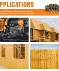 Applications of Hella Tough 15 Degree Wire Collated Galvanized Coil Roofing Nails For Asphalt Shingles Siding And Wall Sheathing.