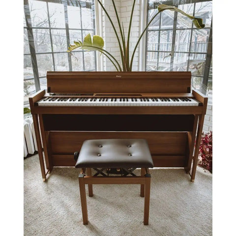 Chopin Inspired 88 Key Digital Piano With 30 Sounds And Split And Layer Function Built In Speakers 60 Demo Songs RH3 Keyboard Brown Finish