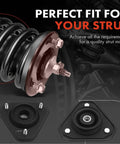 Toyota Celica Front Strut Mount Drop-In Replacement 1986 1993 Front Left Or Right Driver Or Passenger Side For 1.6L 2.0L 2.2L 2.8L Engines, OE Quality Suspension Upgrade with strut components and fittings