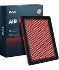 CA6900 Engine Air Filter Replacement For Infiniti And Nissan Models including packaging box, red filter, black frame.