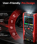 70MHz Dual Channel Handheld Oscilloscope And 3 In 1 Digital Multimeter With Signal Generator Pro Grade Performance 200 MSPS Sampling Rate