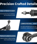Precision crafted details of the Front Upper Control Arm With Ball Joint Kit For Ford F-150 2009 2010 2011 2012 2013 2014 4x4 Models Not For Raptor, 12-Piece Suspension Kit.