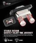 Heavy Duty Retractable Truck Bed Tie Downs Compatible With Silverado And Sierra Pickup oval stake pocket dual-spring design.