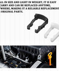 Ford Fuel Line Clips Kit 30 Pack Plastic Retainers For Three Eighths And Five Sixteenths Inch Fuel Hoses shown next to an engine.