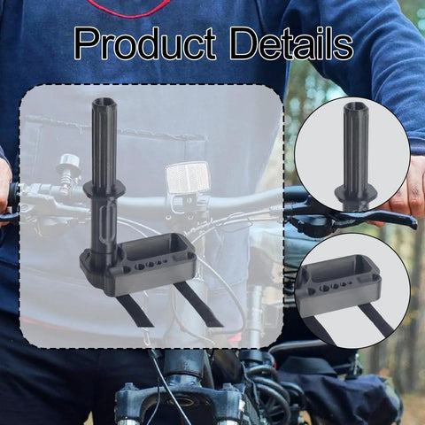 All In One Bike Repair Multitool Kit With Lightweight PP Body And Anti Slip Surface, Black Strap on bike handlebars