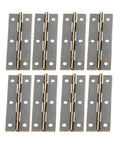 Heavy Duty Concealed Door Hinges 8 Pack Folding Butt Metal Hinges For Cabinets And Furniture With Screws 60x20mm Built To Last