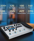 MK-300 Guitar And Bass Amp Modeler With 320 Plus Effects 160 Presets Looper Drum Machine USB And Bluetooth, interface view