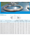 Top Tier Precision YRT100 Rotary Table Bearing Smooth As Glass Cross Roller Slewing Drive dimensions and specifications chart.
